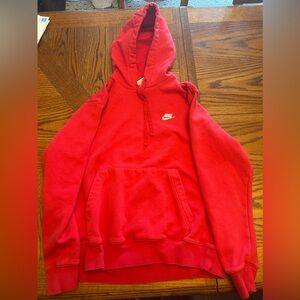 Nike Sportswear Club Men's Pullover Hoodie - Red, Size L